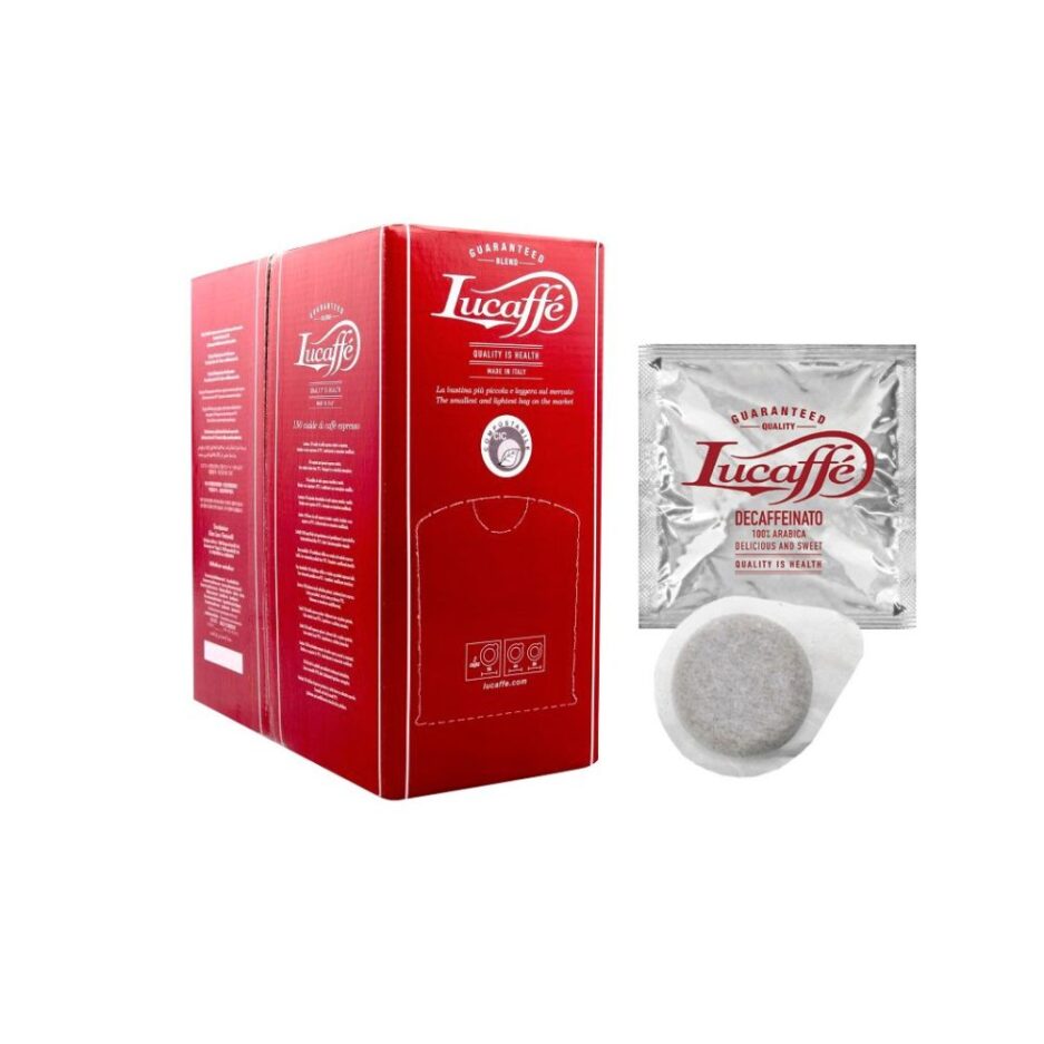 Lucaffe Decaffeinato/ безкофеиново / кафе доза 150 бр. | Lucaffe моно дози | Е.S.E моно дози |