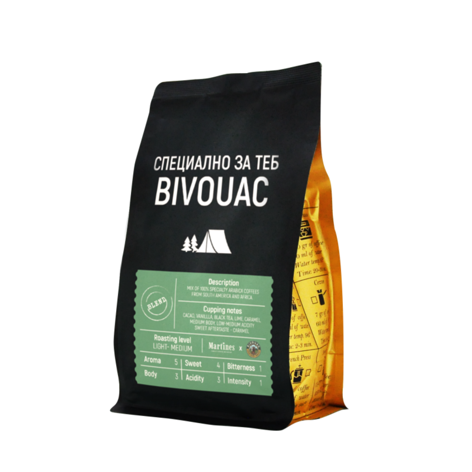Martines Специално кафе Blend Bivouac 250гр | Кафе на зърна | Кафе |