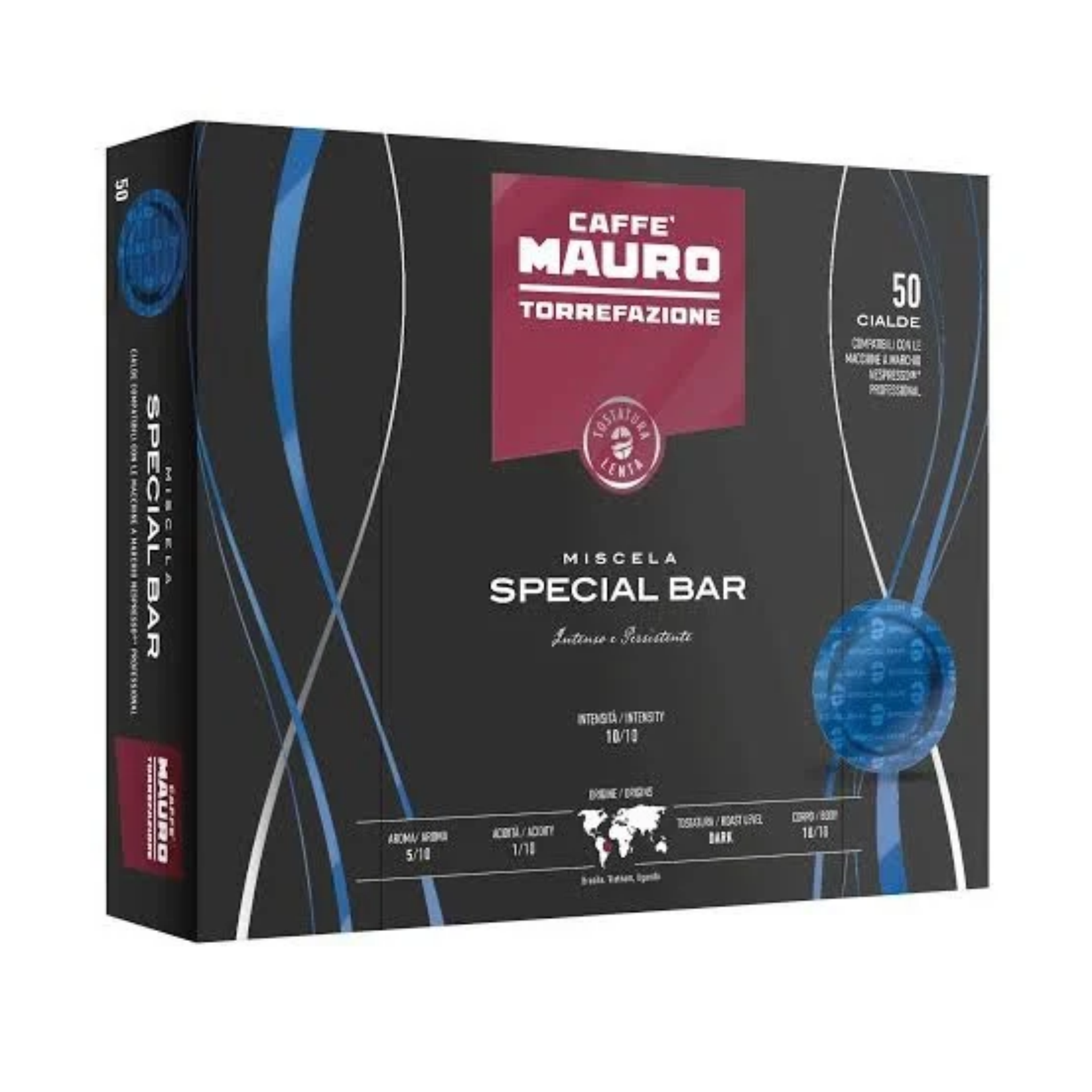 Кафе капсули Caffe Mauro Special Bar Nespresso Pro 50бр. | Kimbo | Друго |