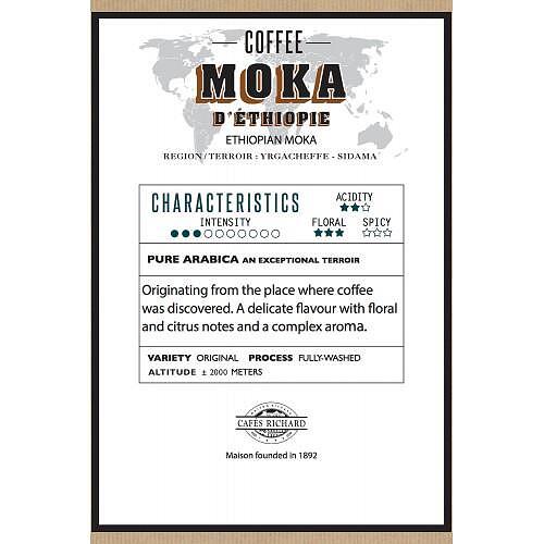 Cafés Richard Moka Ethiopie кафе на зърна 250 гр. | Кафе на зърна | Кафе |