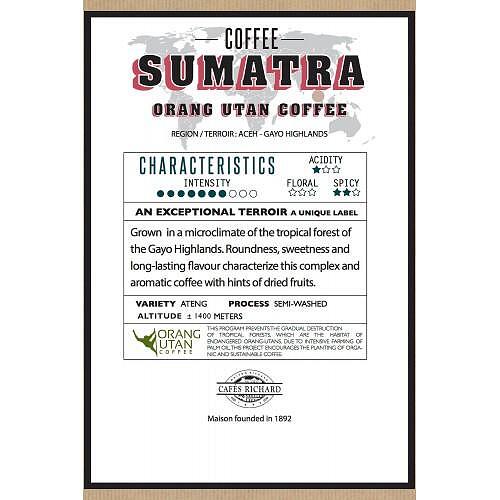 Cafés Richard Sumatra - кафе на зърна 500 гр. | Кафе на зърна | Кафе |