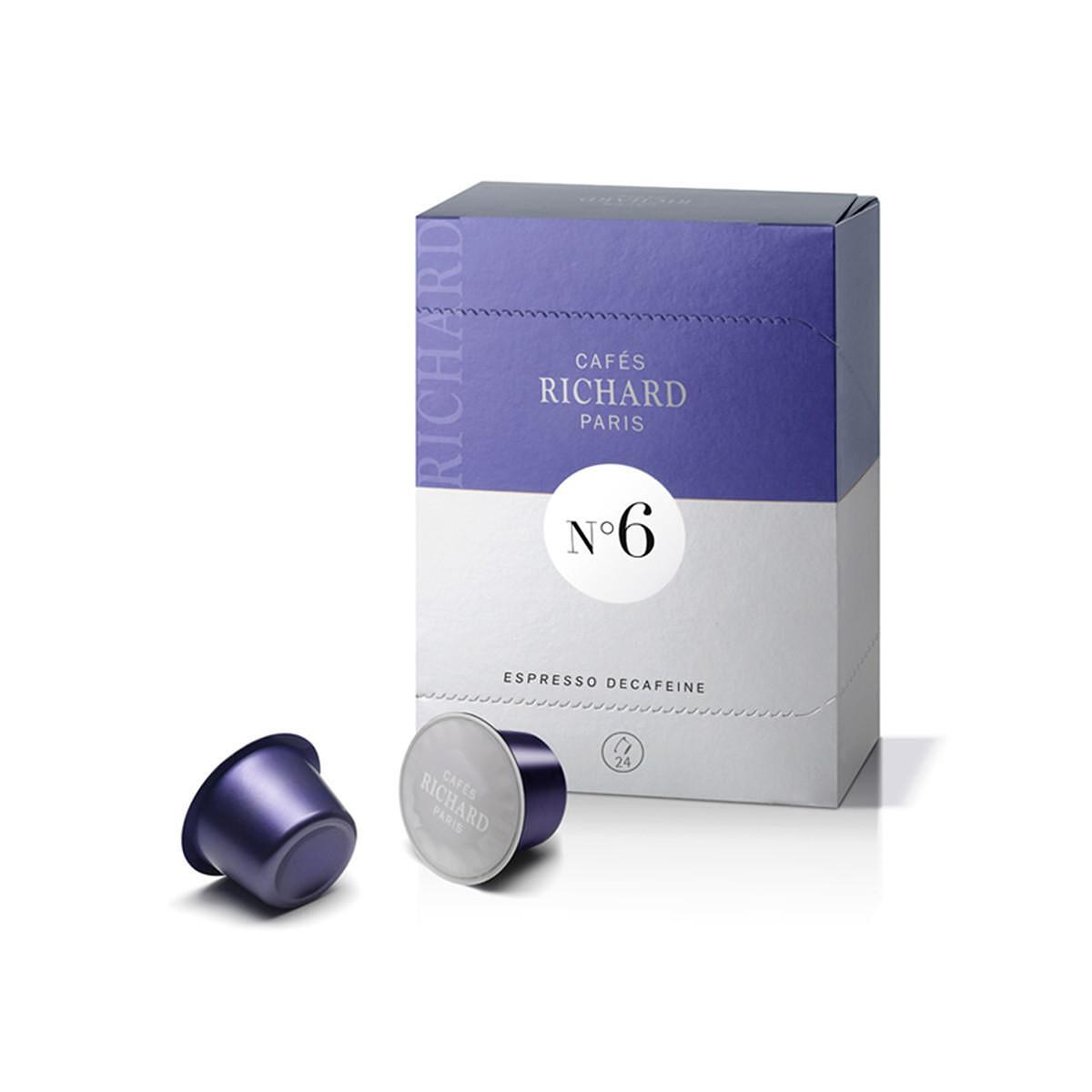 Cafés Richard Ventura капсули - Espresso Décaféiné | Ventura | Кафе капсули |