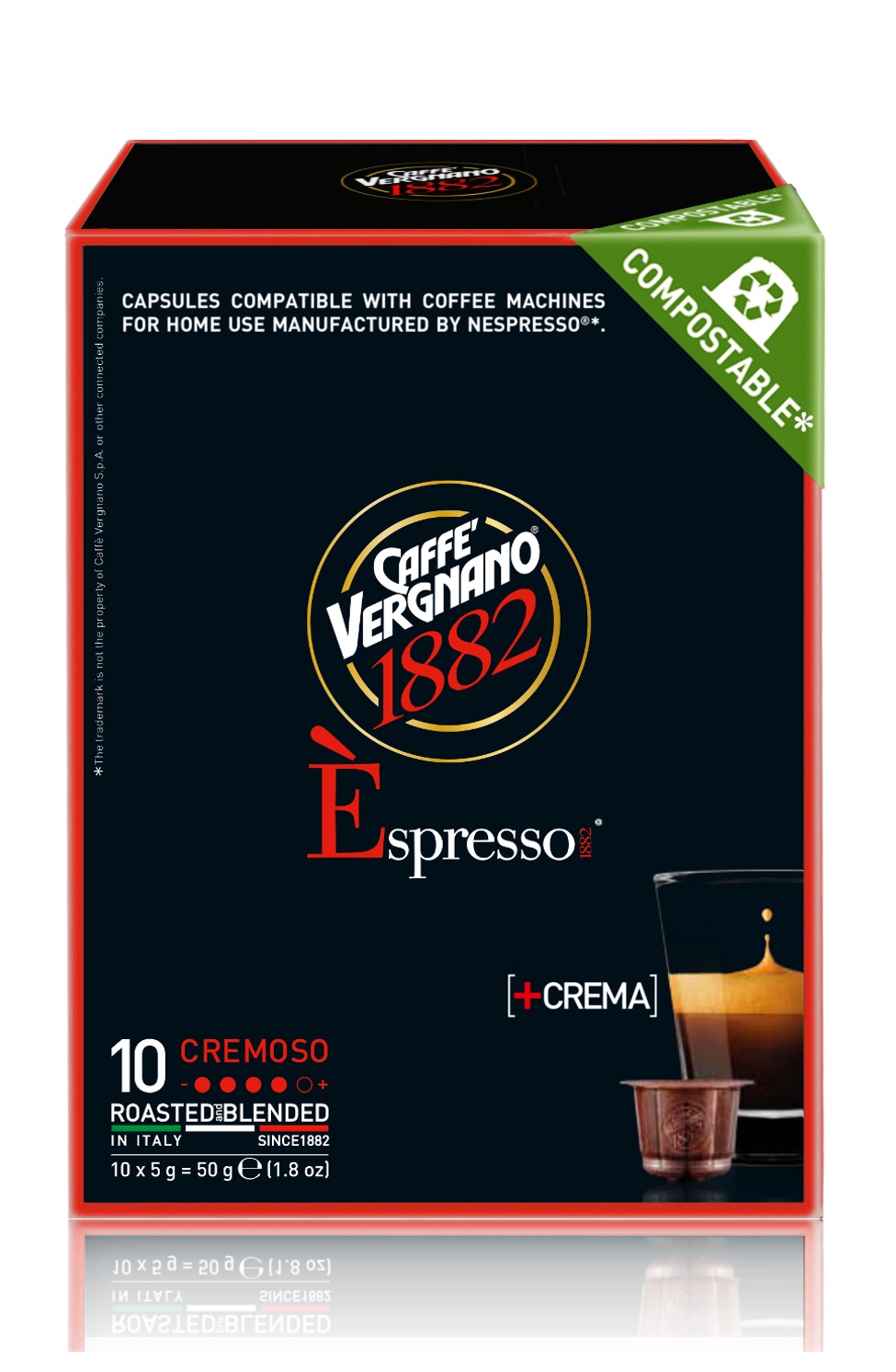 Vergnano Cremoso Nespresso съвместими капсули