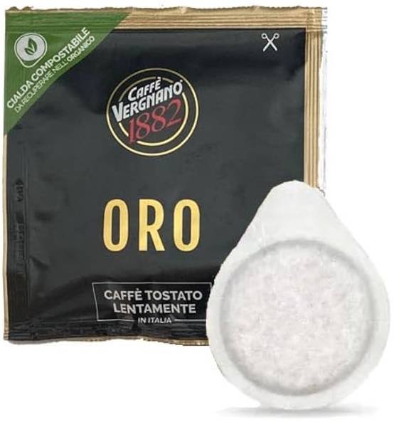 Vergnano Oro 100%, 150 моно дози, e.s.e. pod
