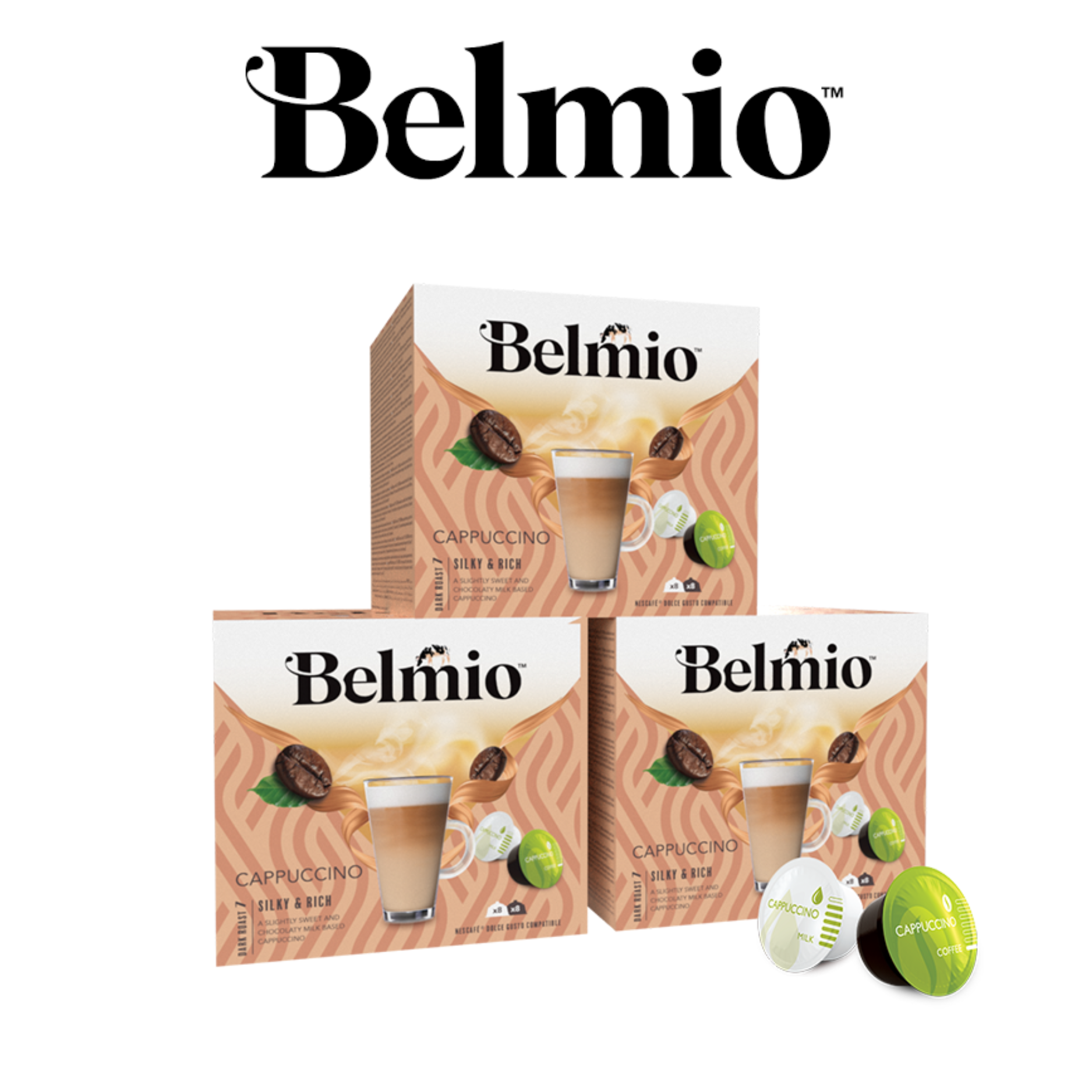 Belmio ПРОМО ПАКЕТ Cappuccino 48 бр. капсули- Dolce Gusto съвместими | Nescafe Dolce Gusto съвместими | Кафе капсули |