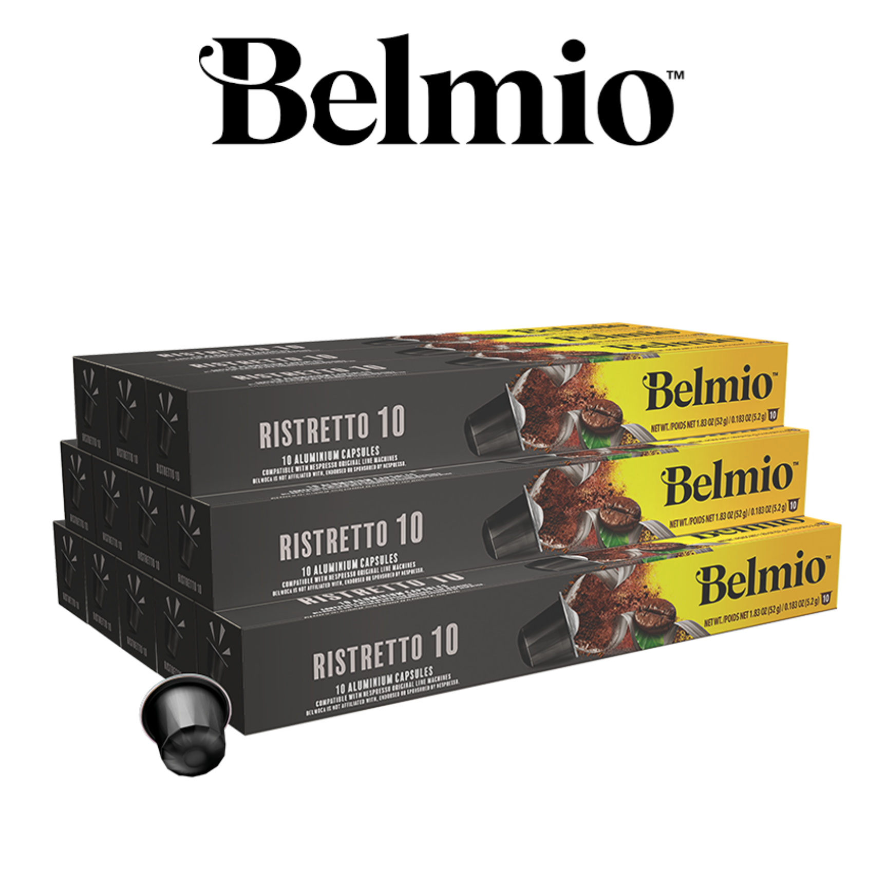 Belmio ПРОМО ПАКЕТ Ristretto 120 бр. Nespresso съвместими капсули | Nespresso съвместими | Кафе капсули |