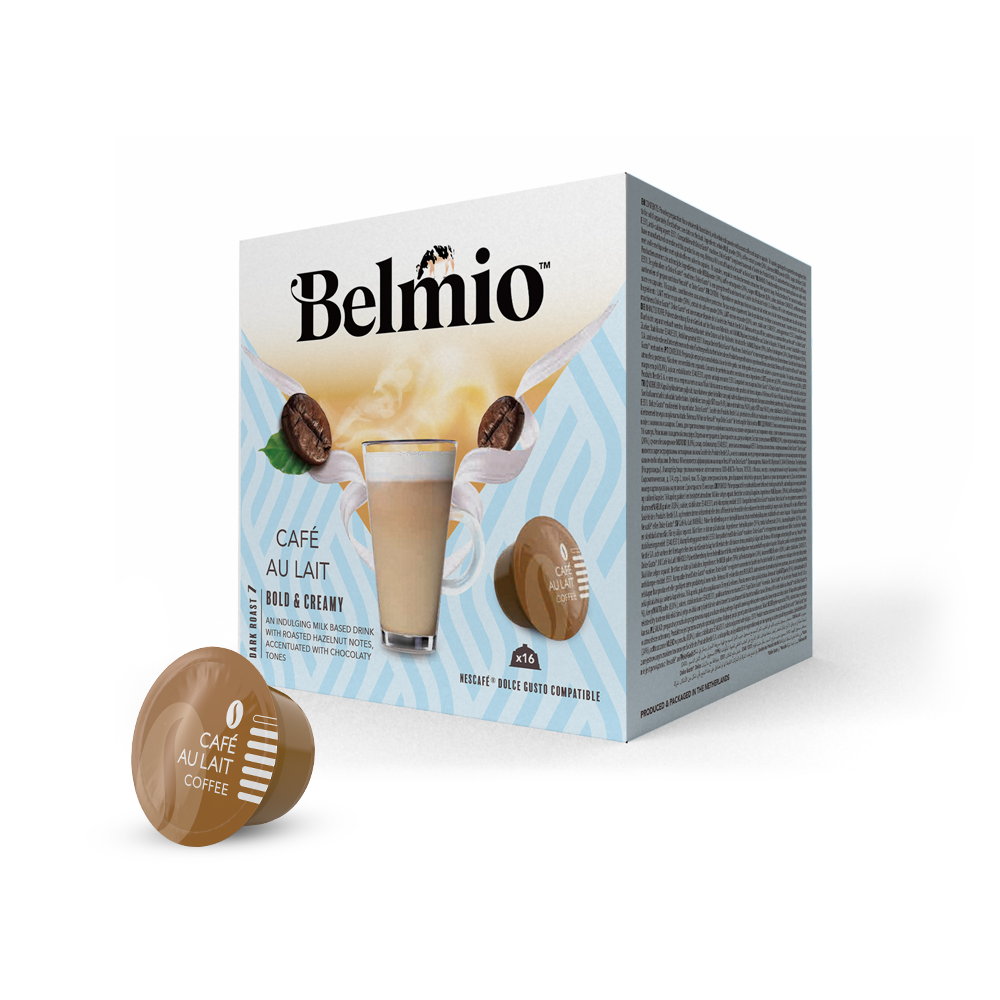 Belmio ПРОМО ПАКЕТ Café au Lait 48 бр. капсули- Dolce Gusto съвместими | Nescafe Dolce Gusto съвместими | Кафе капсули |