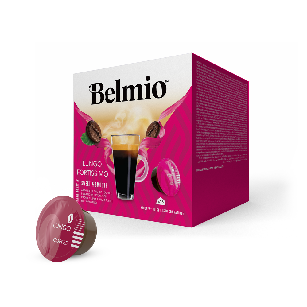 Belmio Lungo Fortissimo 16 бр. капсули- Dolce Gusto съвместими | Nescafe Dolce Gusto съвместими | Кафе капсули |