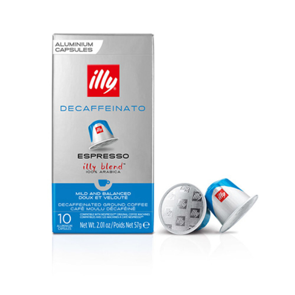Illy Espresso Decaffeinato Nespresso съвместими капсули 