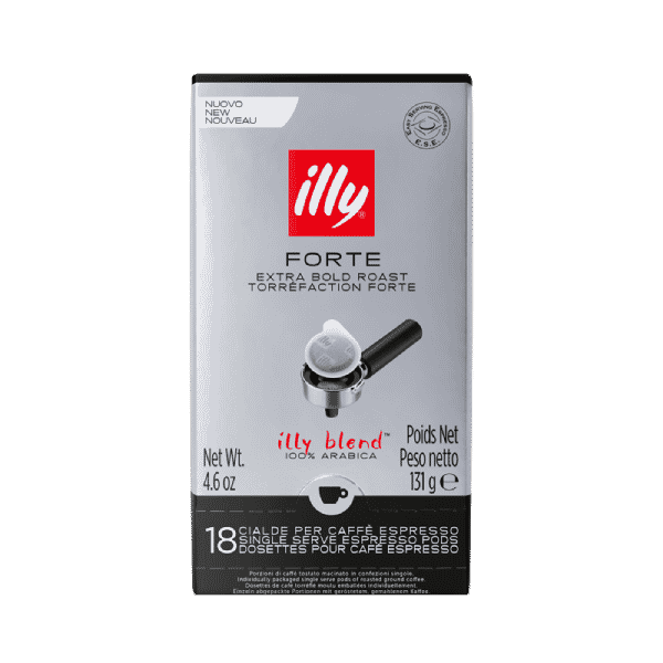 illy  Forte моно дози - 18 бр в кутия, e.s.e. падове | Illy Моно дози | Е.S.E моно дози |