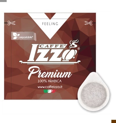 Izzo Premium 100% Арабика 150 бр. моно дози | Е.S.E моно дози | Кафе дози |