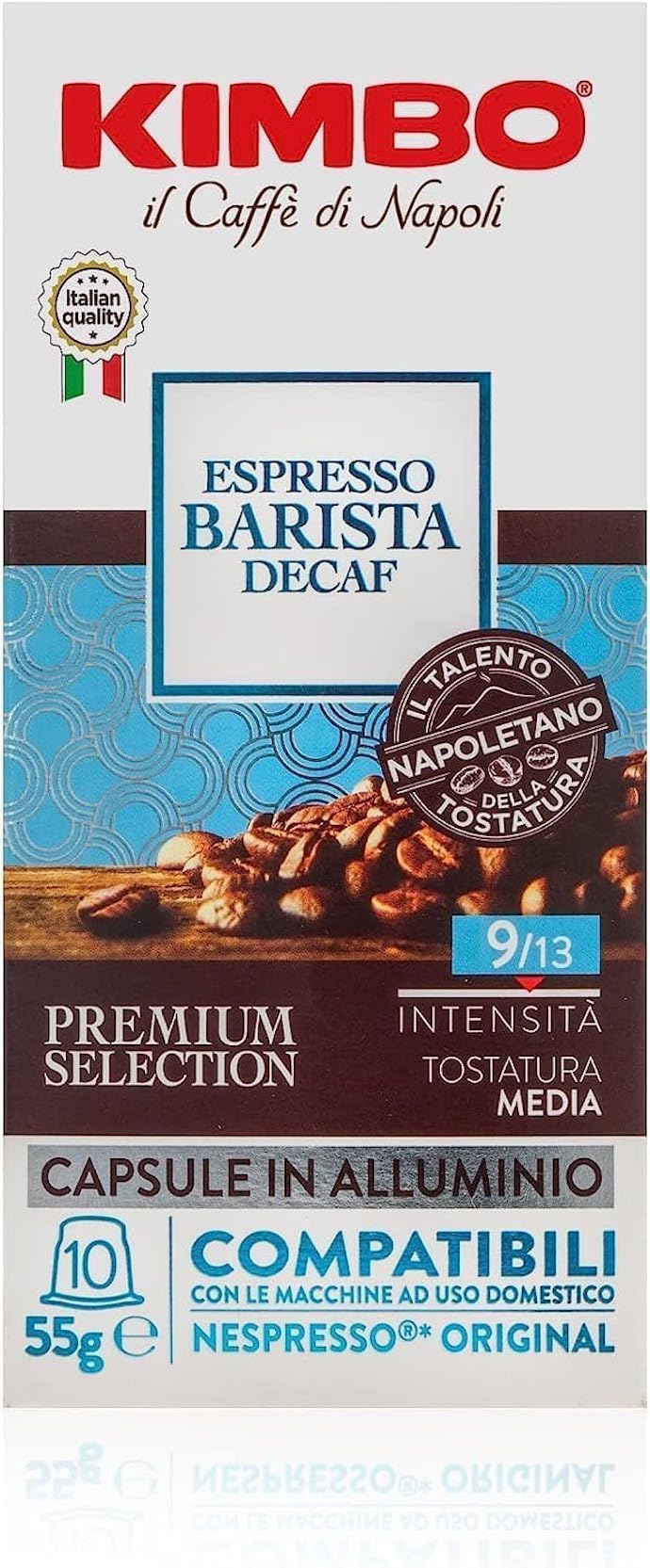 Kimbo Espresso Barista Decaf алуминиеви капсули за Nespresso кафемашина