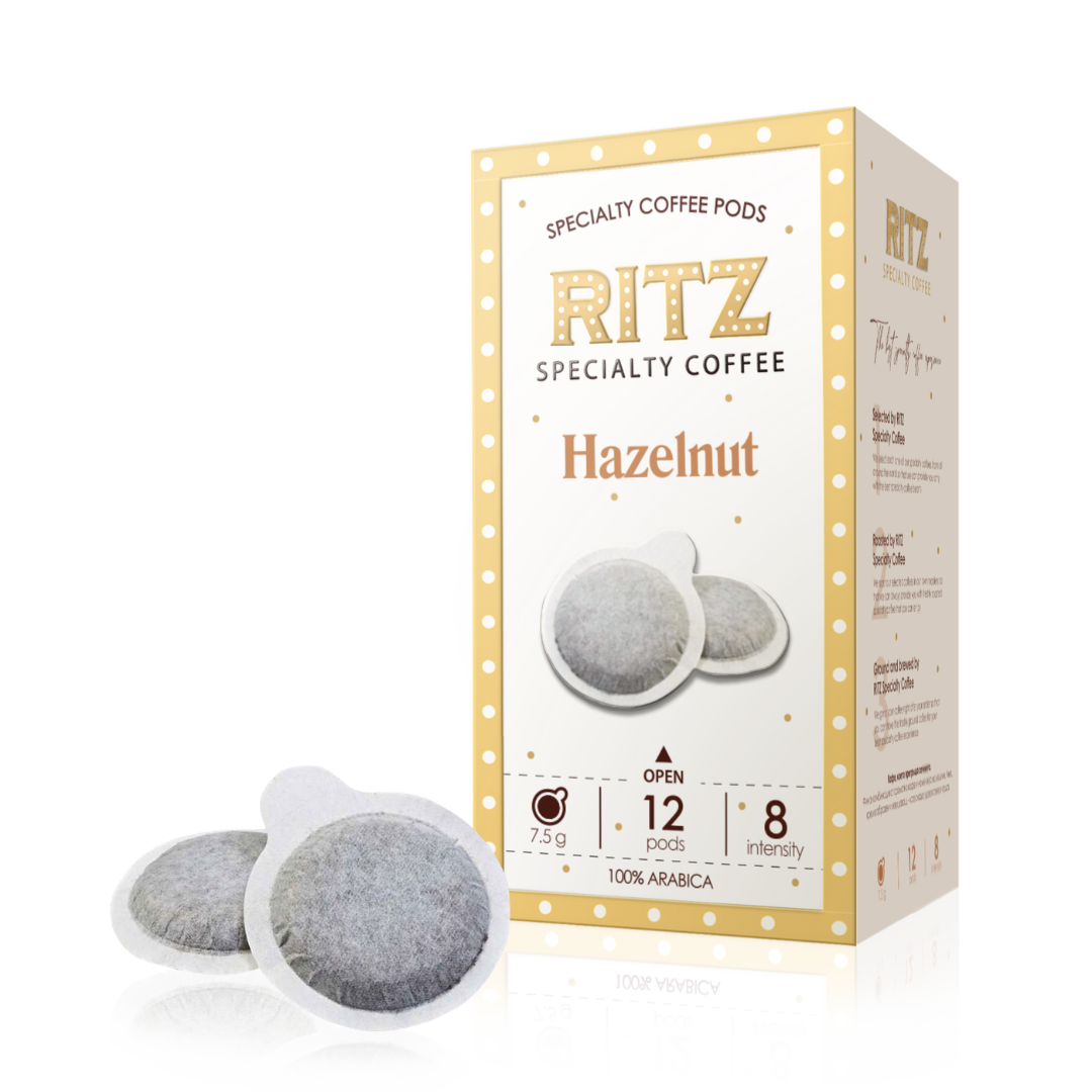 Ritz Спешълти кафе Лешник 12бр моно дози | Е.S.E моно дози | Кафе дози |