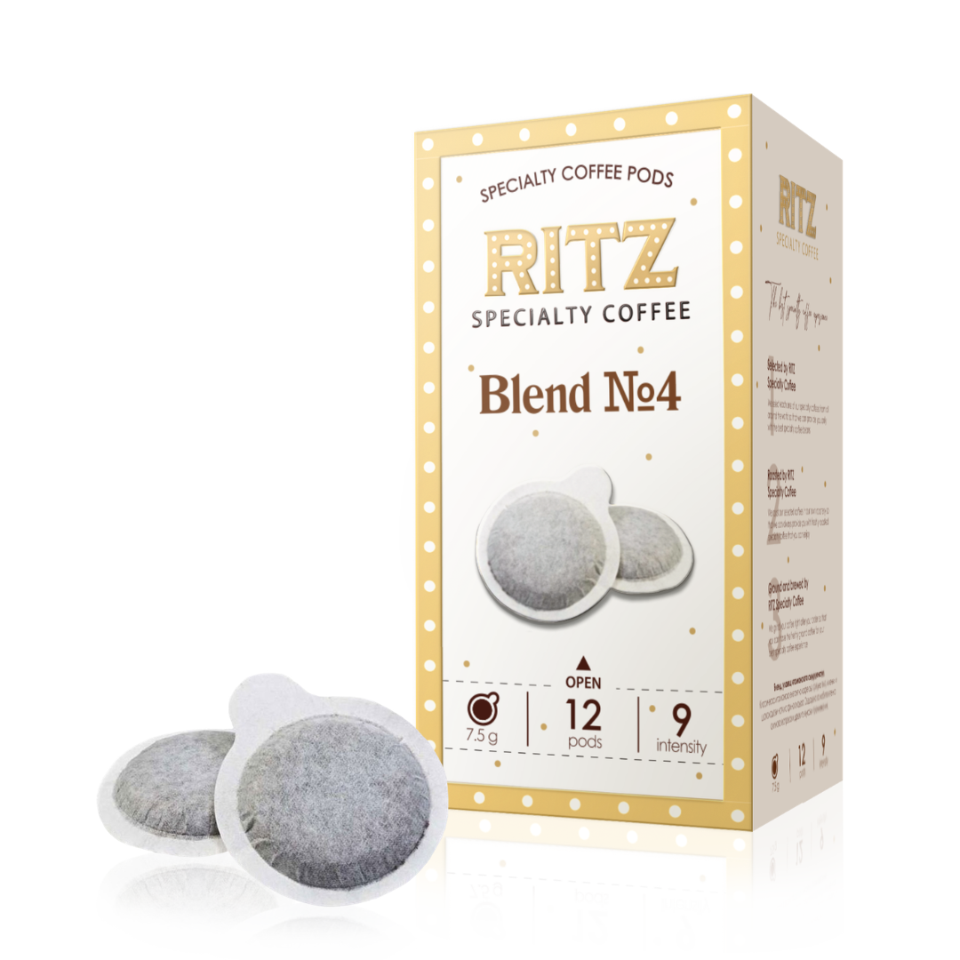 Ritz Спешълти кафе Blend №4 12бр моно дози | Е.S.E моно дози | Кафе дози |