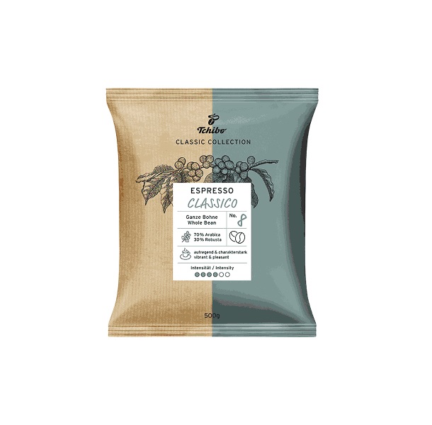 Tchibo Espresso Classico - кафе на зърна 500g