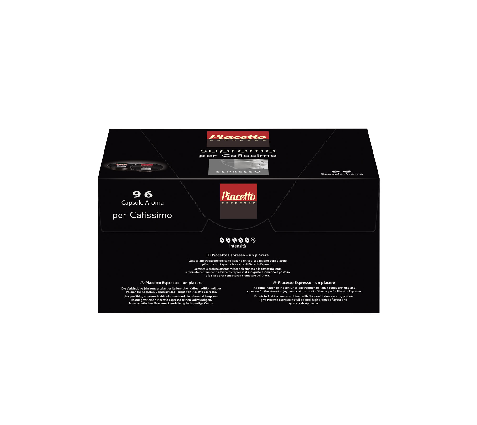 Piacetto Supremo Espresso 96бр капсули TchiboCafissimo съвместими