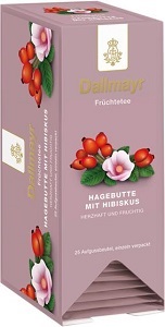 Шипка с Каркаде чай Dallmayr 25 сашета