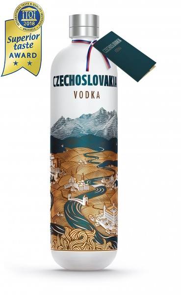 Tatratea Czechoslovakia водка, 700 ml  + 2 чаши